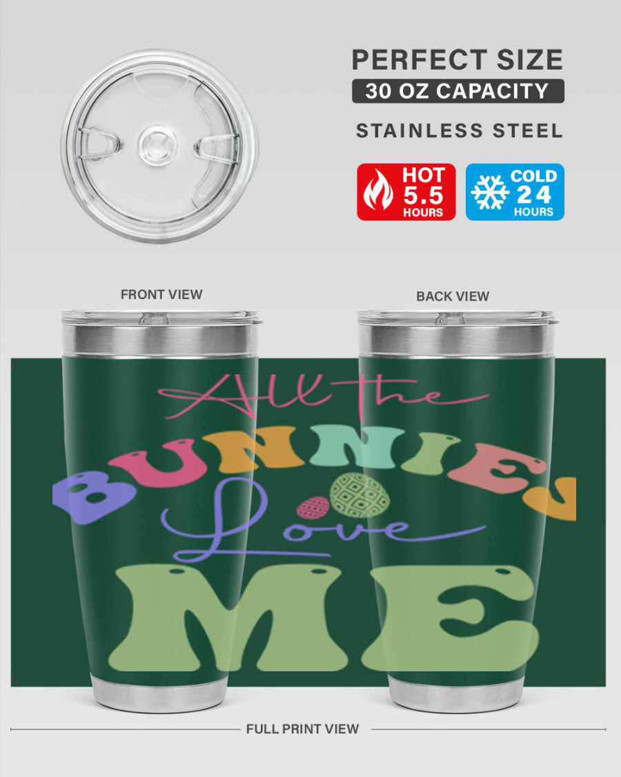 Bless Our Nest 20oz Tumbler made of stainless steel with a stylish design, perfect for hot and cold beverages.