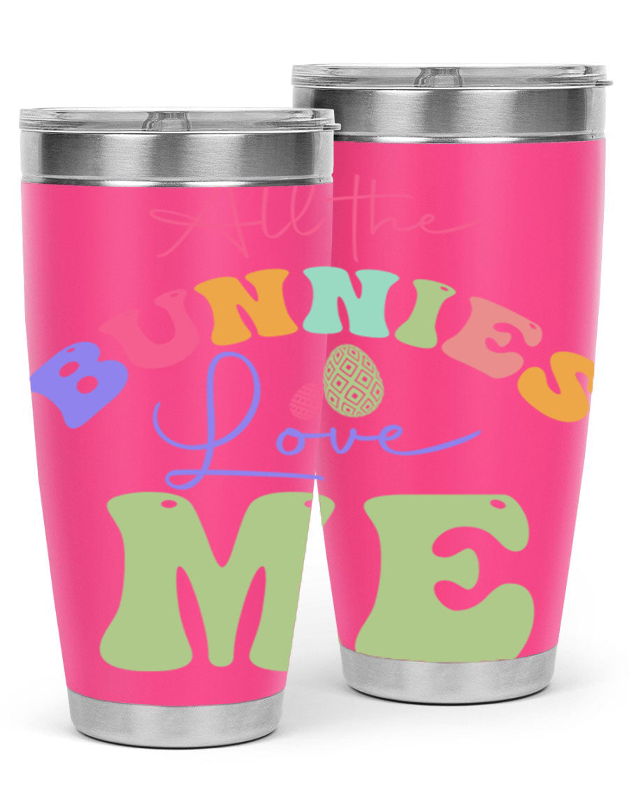 Bless Our Nest 20oz Tumbler made of stainless steel with a stylish design, perfect for hot and cold beverages.