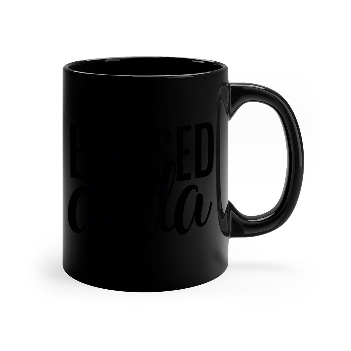 A stylish blessed dada 34# Mug with a two-tone design, featuring a colored handle and glossy finish, available in multiple colors.