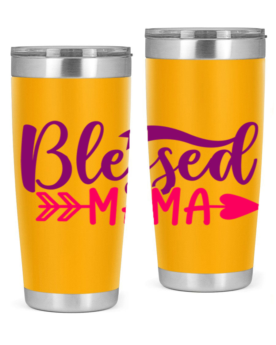 Blessed Mama Style 278# baby tumbler in stainless steel with a stylish design, perfect for hot and cold beverages.