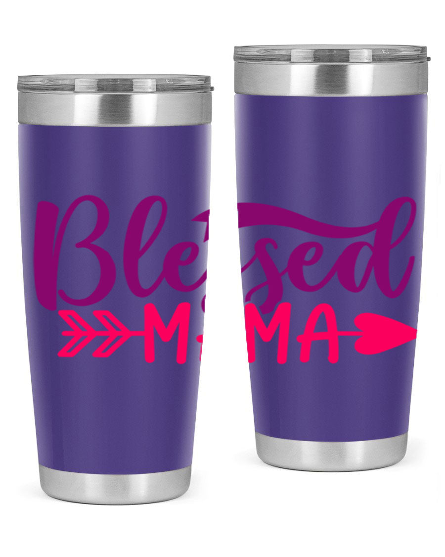 Blessed Mama Style 278# baby tumbler in stainless steel with a stylish design, perfect for hot and cold beverages.