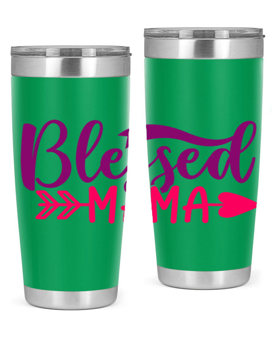 Blessed Mama Style 278# baby tumbler in stainless steel with a stylish design, perfect for hot and cold beverages.