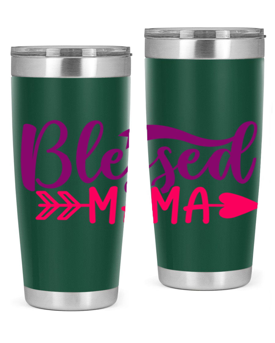 Blessed Mama Style 278# baby tumbler in stainless steel with a stylish design, perfect for hot and cold beverages.