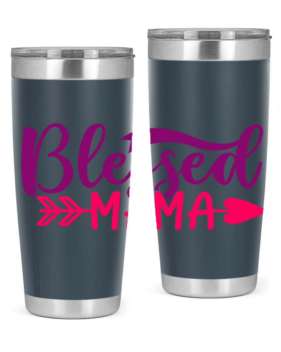 Blessed Mama Style 278# baby tumbler in stainless steel with a stylish design, perfect for hot and cold beverages.