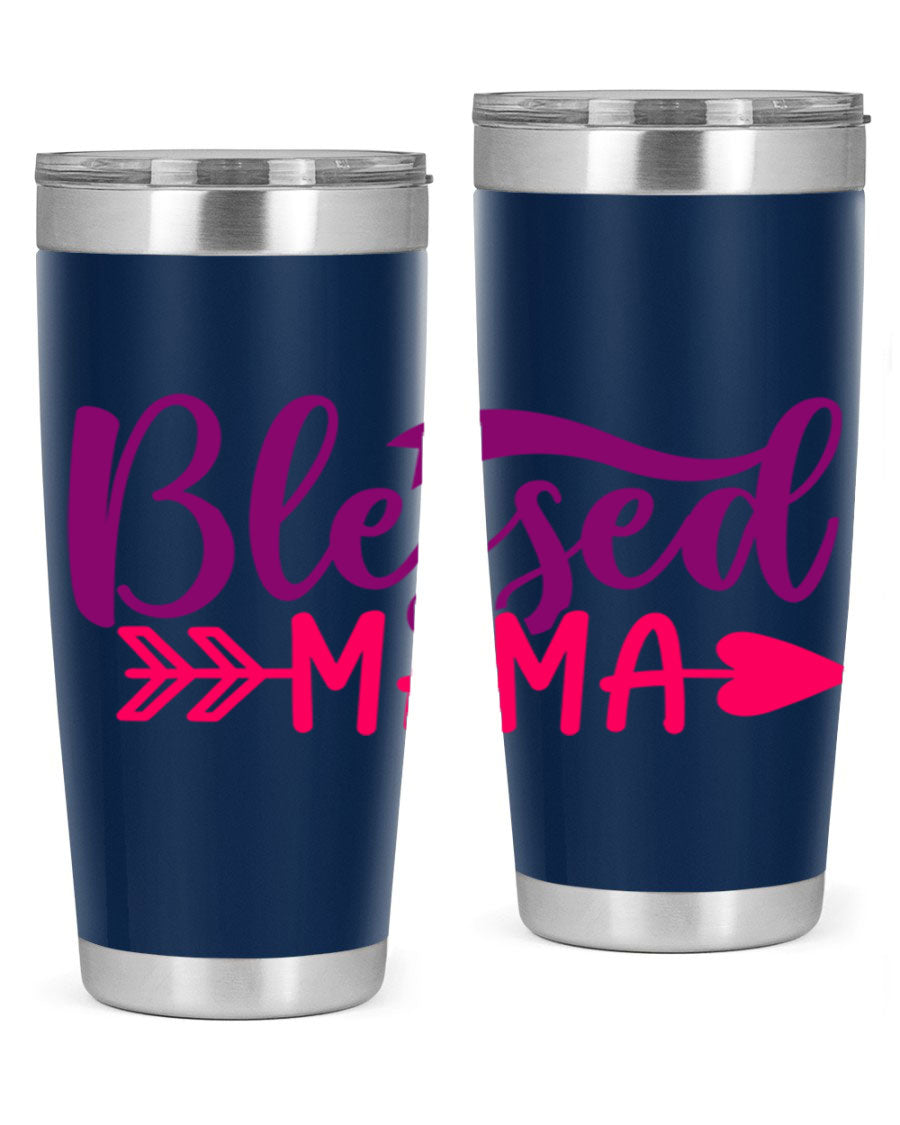 Blessed Mama Style 278# baby tumbler in stainless steel with a stylish design, perfect for hot and cold beverages.