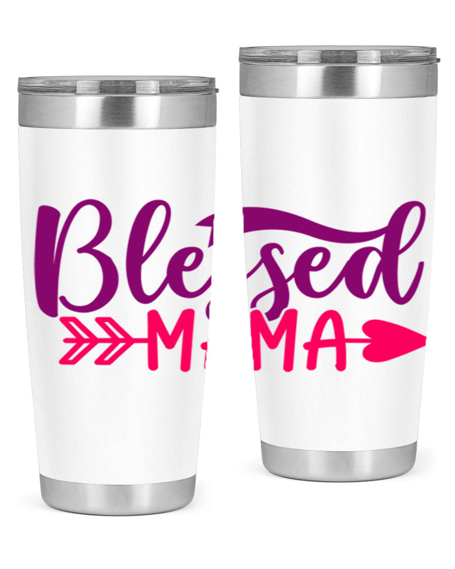 Blessed Mama Style 278# baby tumbler in stainless steel with a stylish design, perfect for hot and cold beverages.