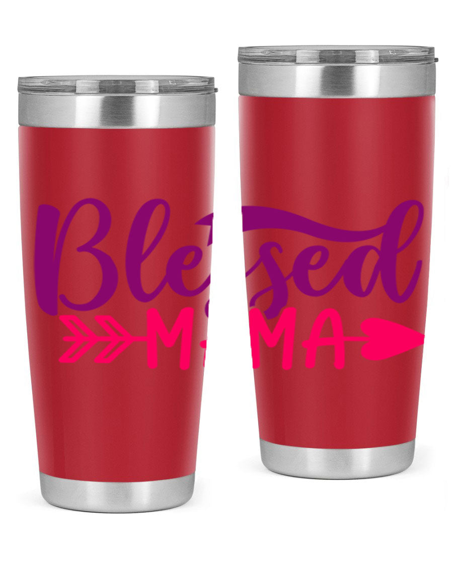 Blessed Mama Style 278# baby tumbler in stainless steel with a stylish design, perfect for hot and cold beverages.