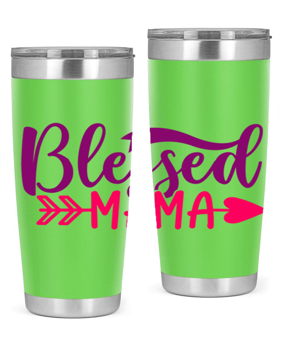 Blessed Mama Style 278# baby tumbler in stainless steel with a stylish design, perfect for hot and cold beverages.