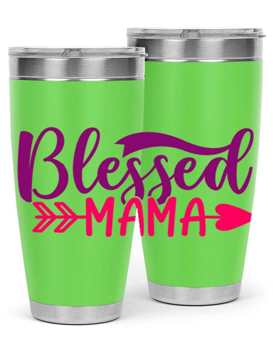 Blessed Mama Style 278# baby tumbler in stainless steel with a stylish design, perfect for hot and cold beverages.