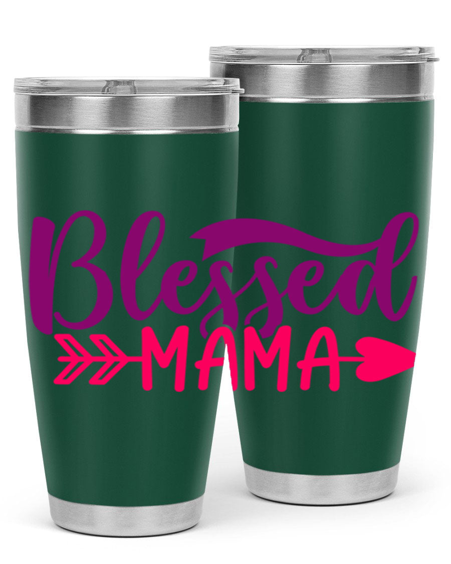 Blessed Mama Style 278# baby tumbler in stainless steel with a stylish design, perfect for hot and cold beverages.