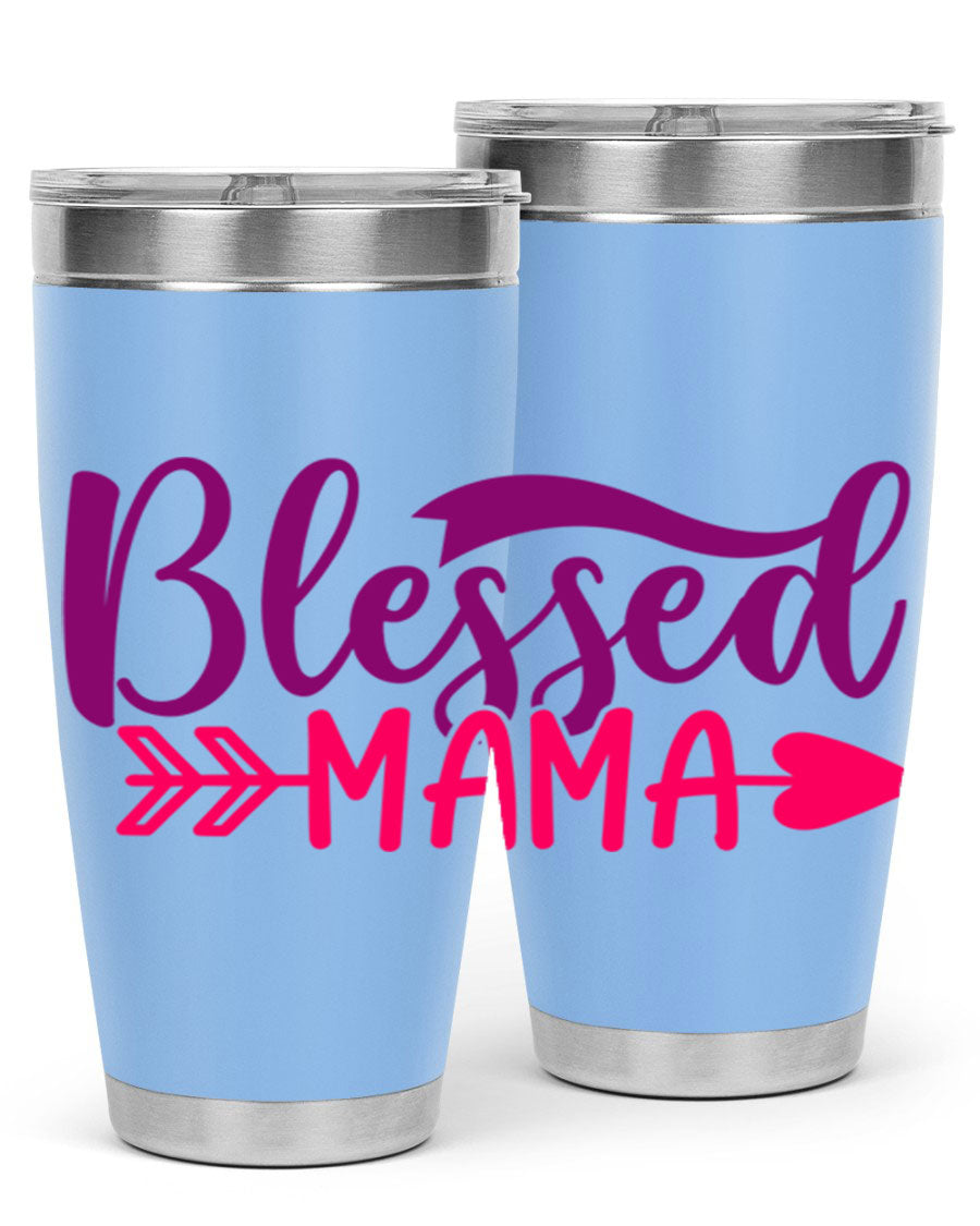 Blessed Mama Style 278# baby tumbler in stainless steel with a stylish design, perfect for hot and cold beverages.