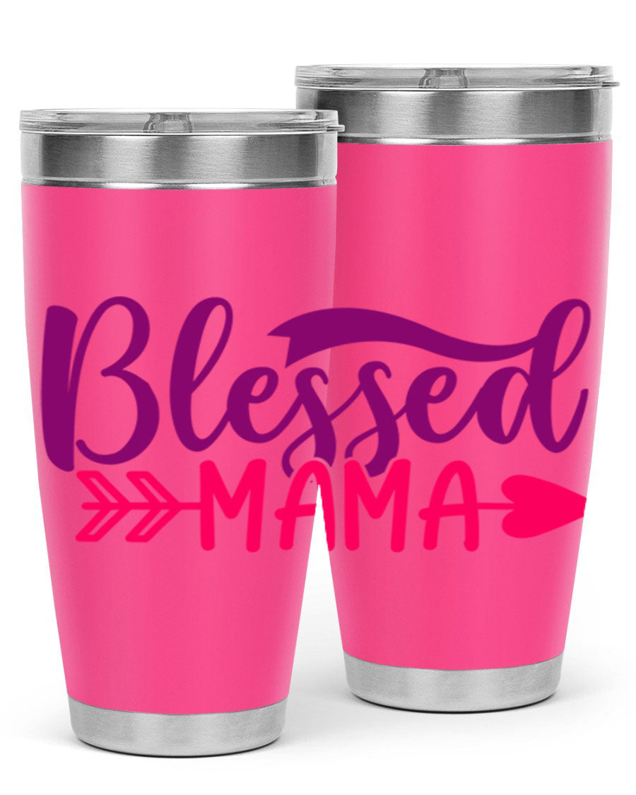 Blessed Mama Style 278# baby tumbler in stainless steel with a stylish design, perfect for hot and cold beverages.