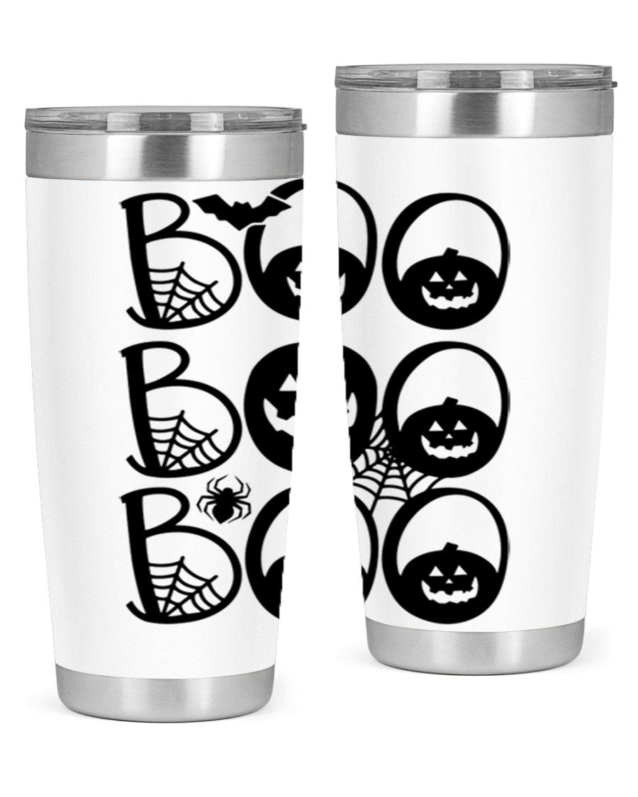 Boo boo boo 88# Halloween Tumbler in 20oz and 30oz sizes, featuring a festive design and stainless steel construction.