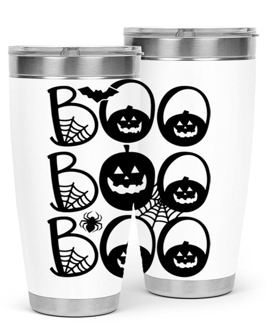 Boo boo boo 88# Halloween Tumbler in 20oz and 30oz sizes, featuring a festive design and stainless steel construction.