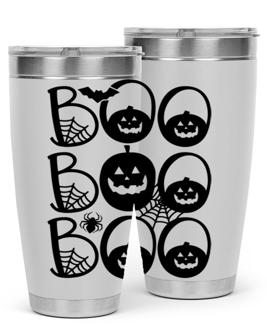 Boo boo boo 88# Halloween Tumbler in 20oz and 30oz sizes, featuring a festive design and stainless steel construction.