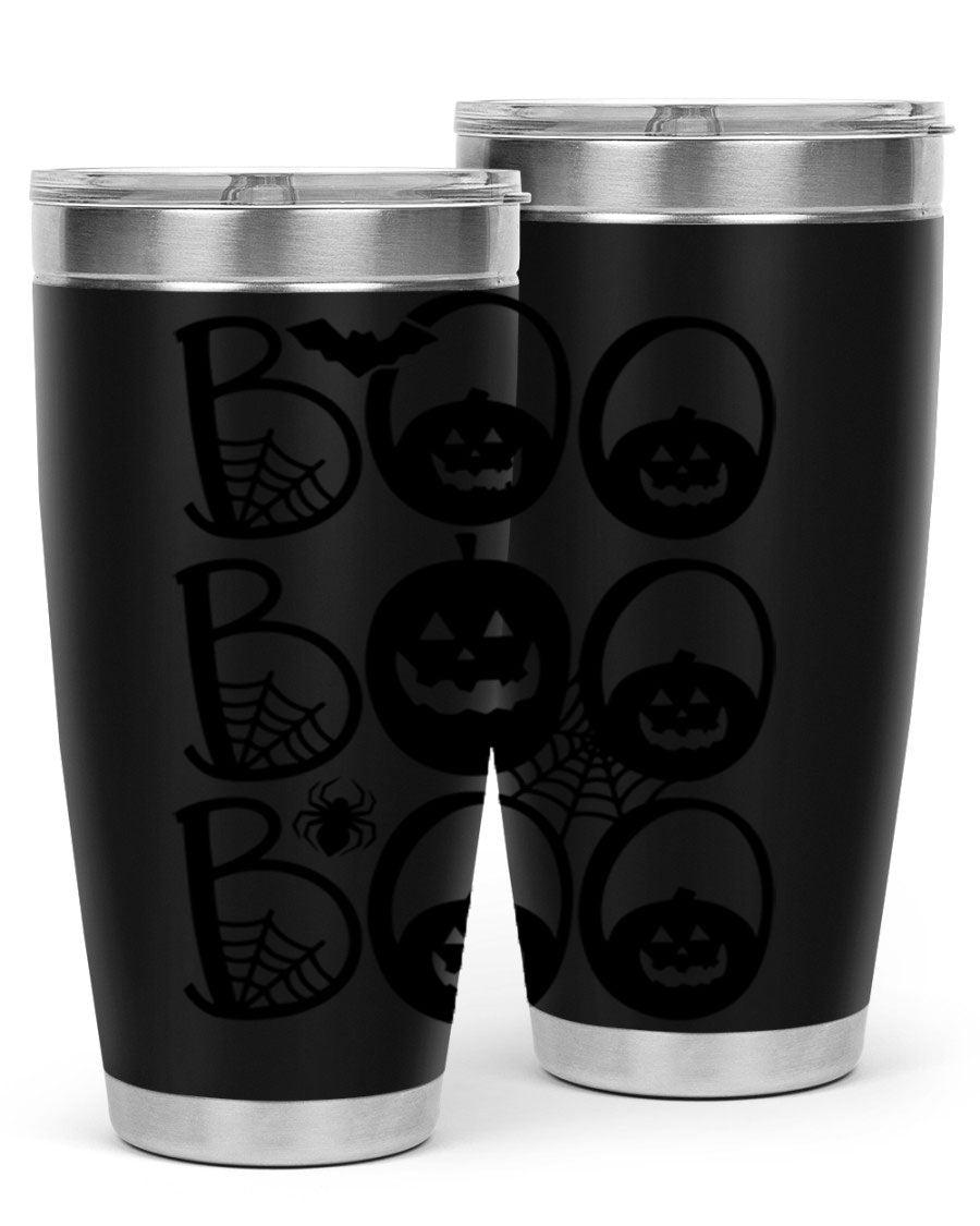 Boo boo boo 88# Halloween Tumbler in 20oz and 30oz sizes, featuring a festive design and stainless steel construction.