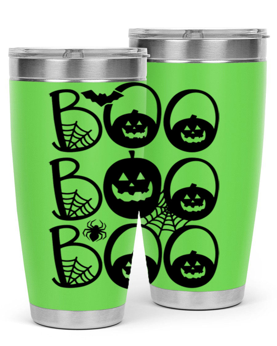 Boo boo boo 88# Halloween Tumbler in 20oz and 30oz sizes, featuring a festive design and stainless steel construction.