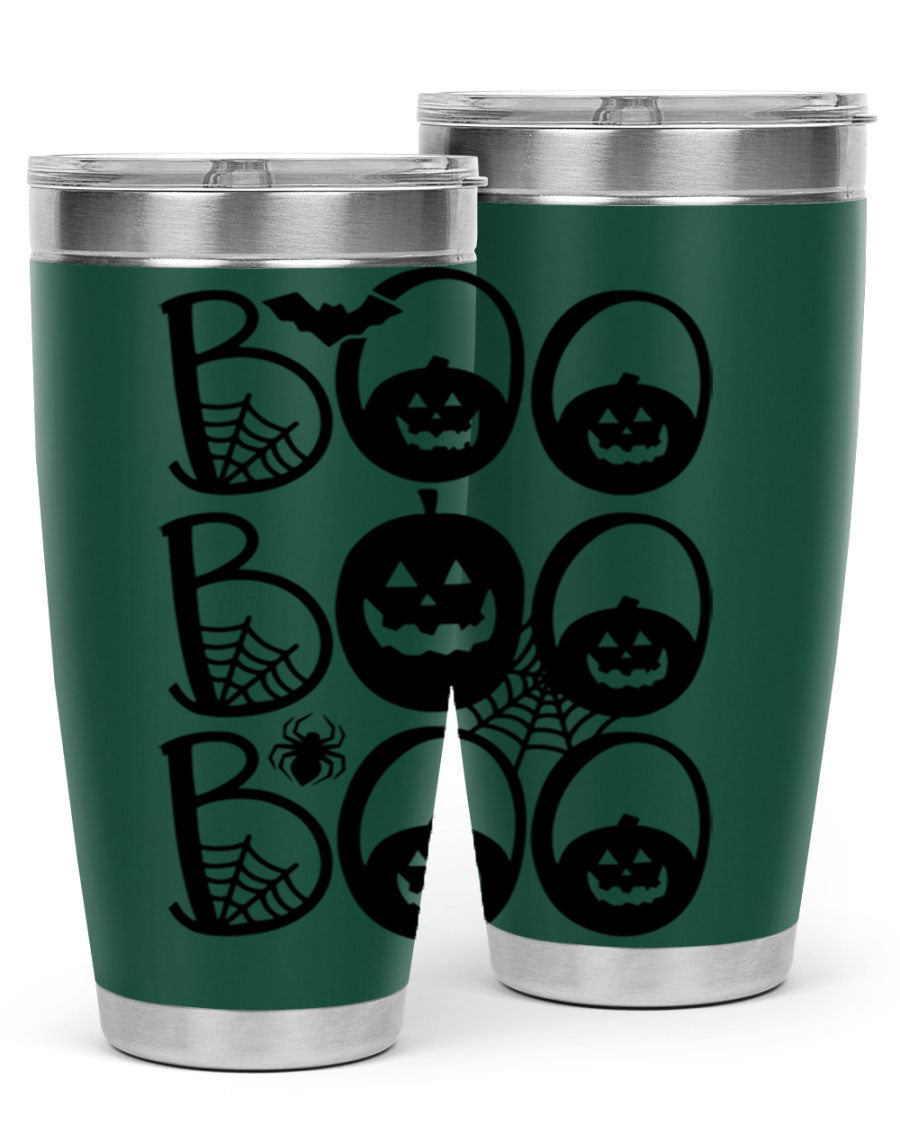 Boo boo boo 88# Halloween Tumbler in 20oz and 30oz sizes, featuring a festive design and stainless steel construction.