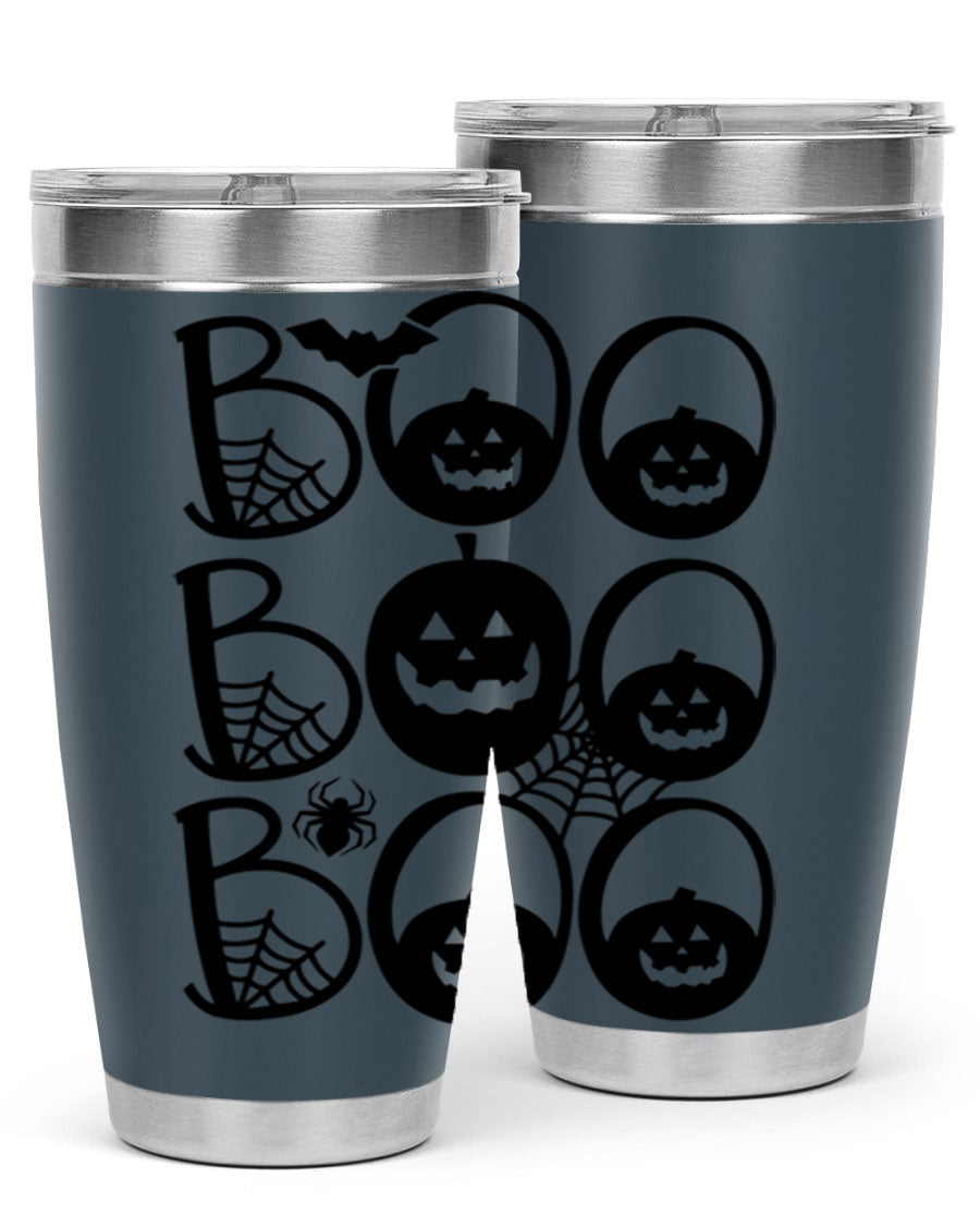 Boo boo boo 88# Halloween Tumbler in 20oz and 30oz sizes, featuring a festive design and stainless steel construction.