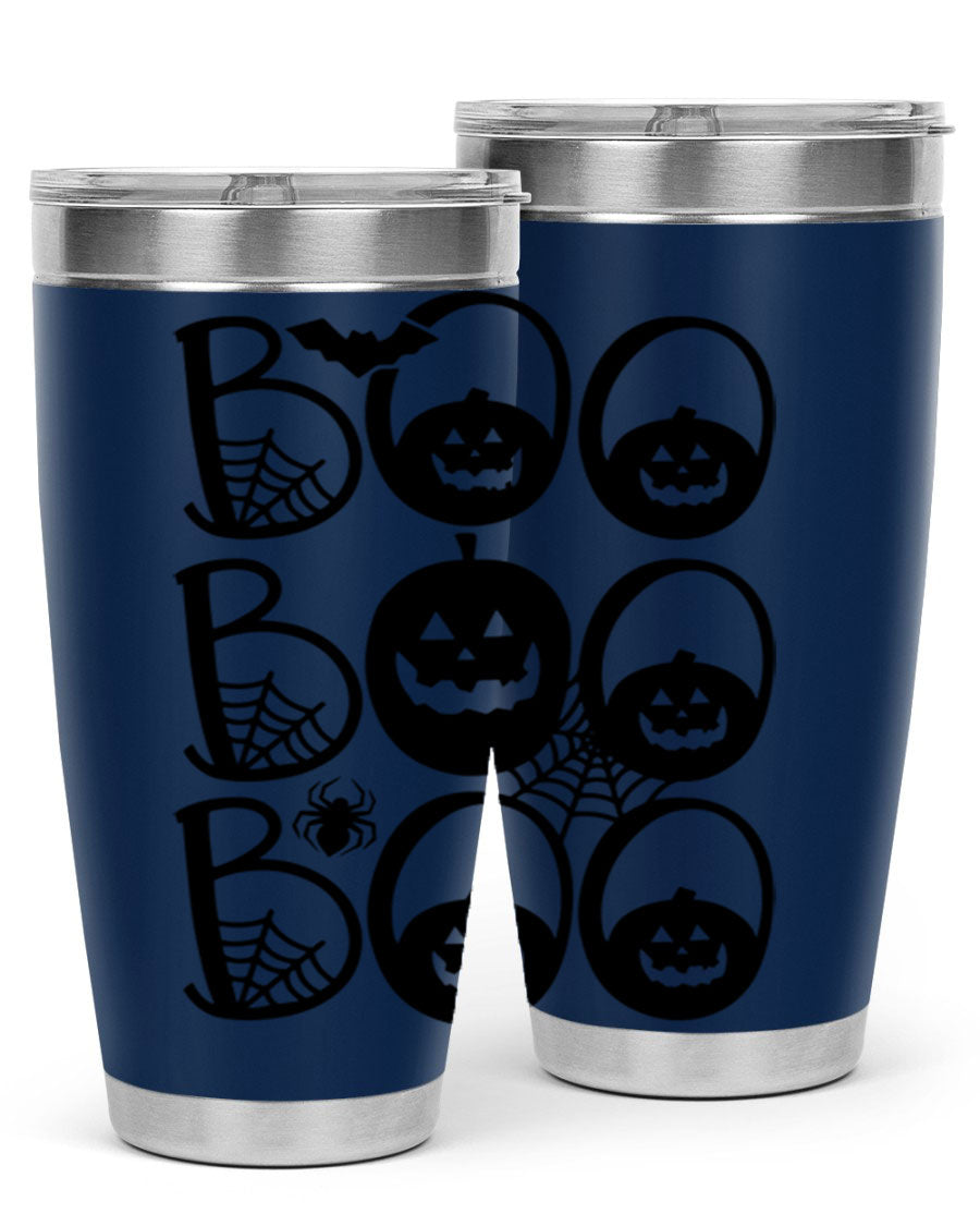 Boo boo boo 88# Halloween Tumbler in 20oz and 30oz sizes, featuring a festive design and stainless steel construction.