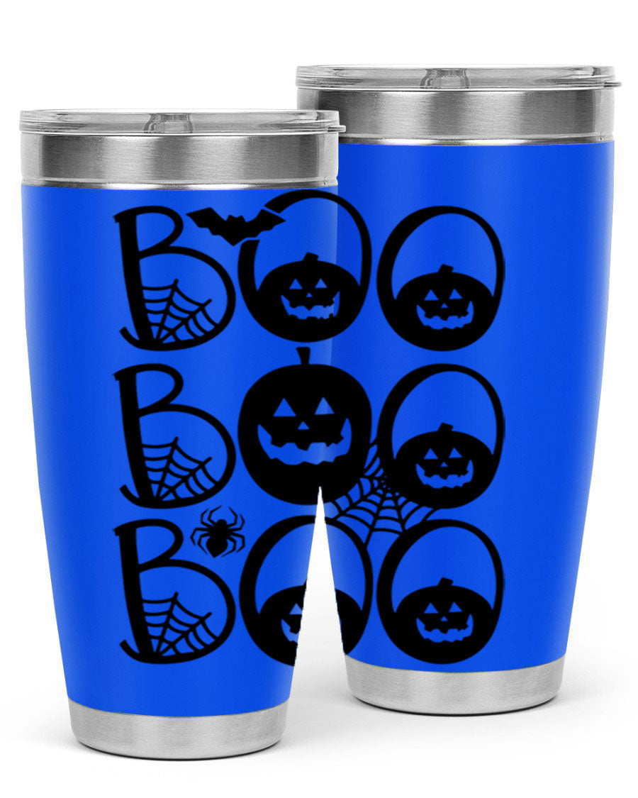 Boo boo boo 88# Halloween Tumbler in 20oz and 30oz sizes, featuring a festive design and stainless steel construction.