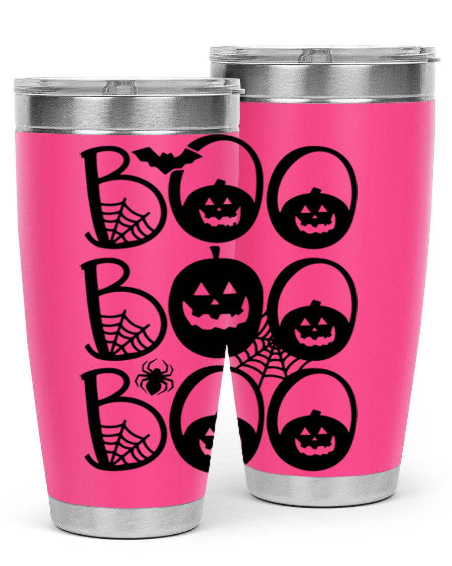 Boo boo boo 88# Halloween Tumbler in 20oz and 30oz sizes, featuring a festive design and stainless steel construction.