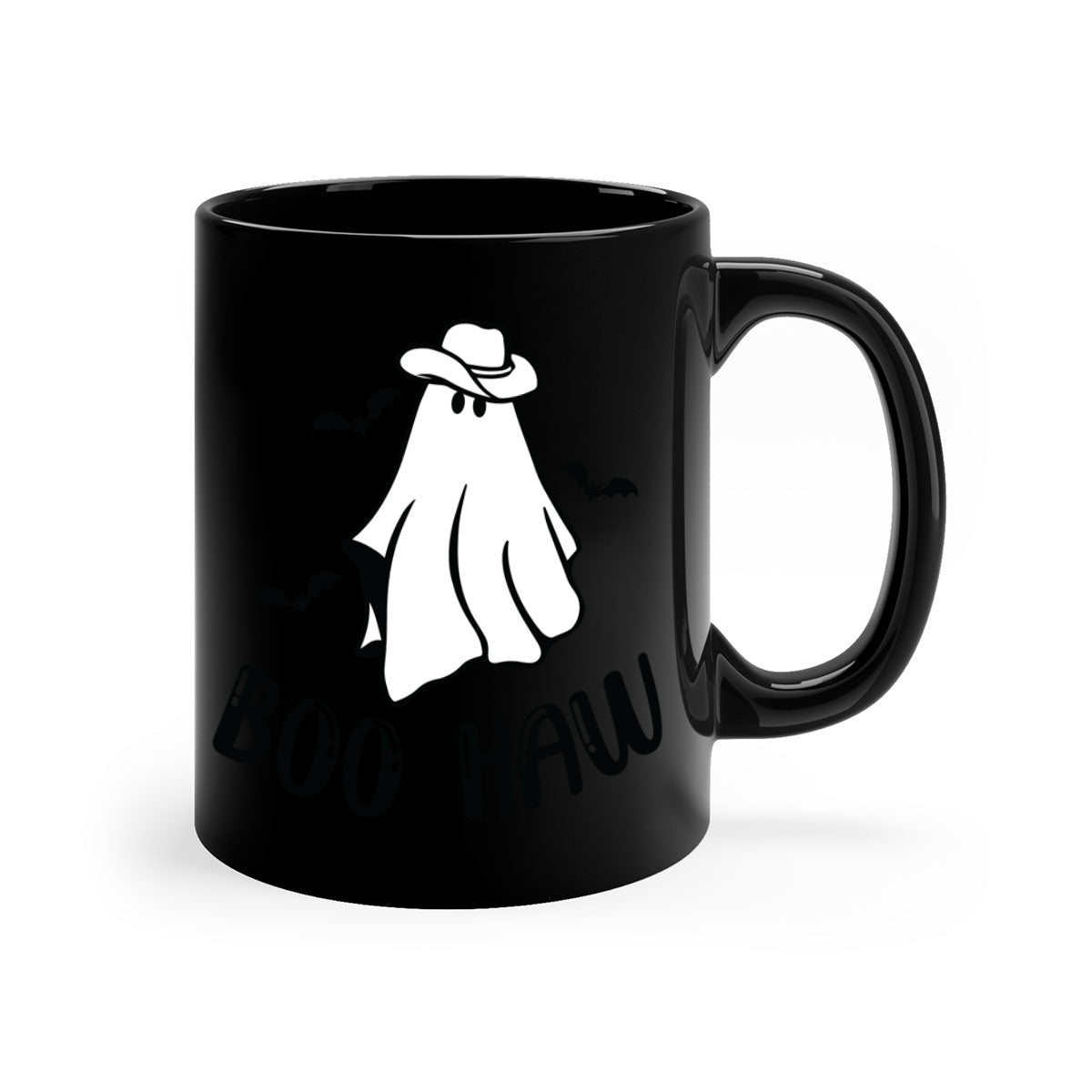 Boo Haw 53# Mug featuring a glossy finish with a colored handle and interior, available in multiple colors and sizes.