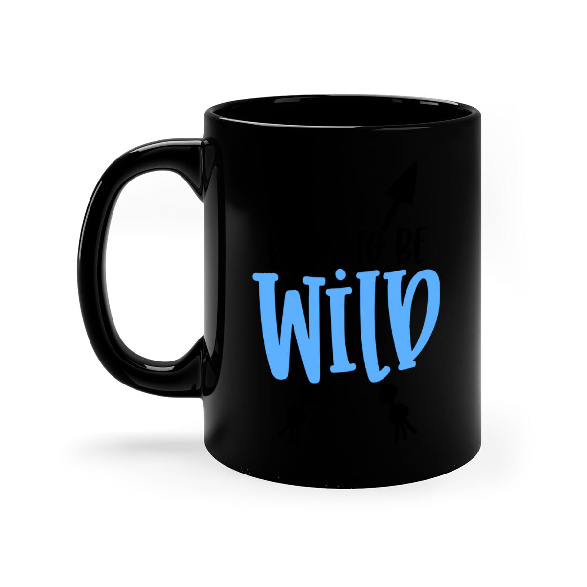 Born To Be Wild Style 109# Mug featuring a glossy finish, colored handle, and interior, available in multiple colors.