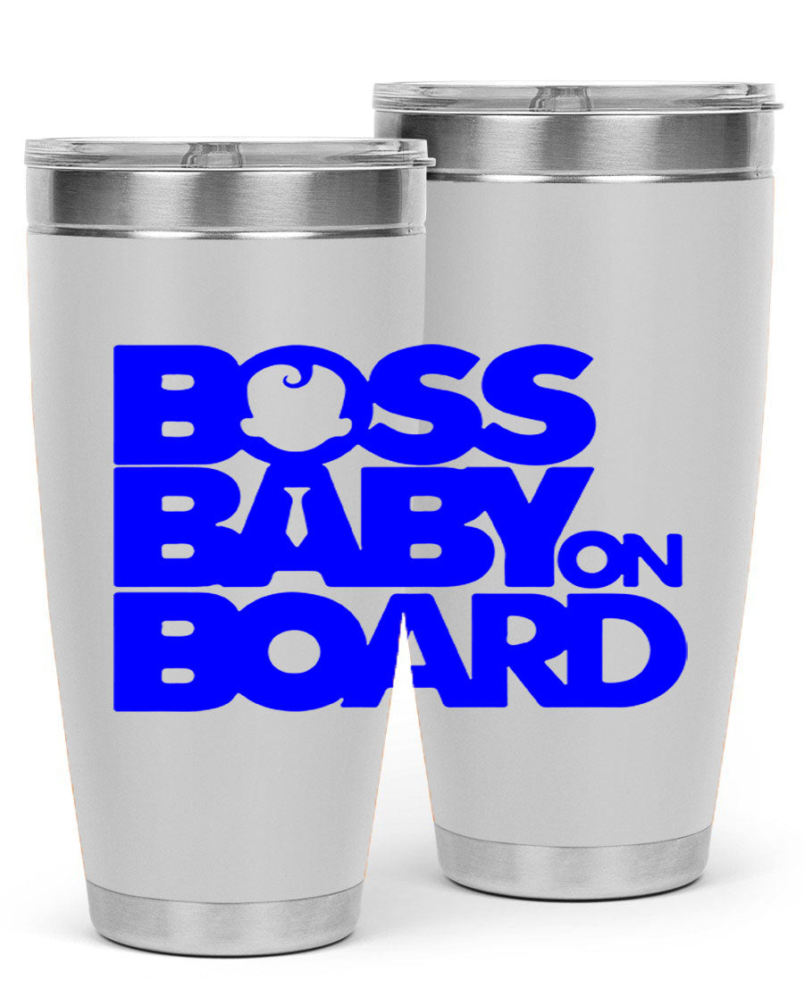 Boss Baby On Board 2# Cotton Tank featuring a playful design, made from soft cotton fabric, perfect for casual wear.