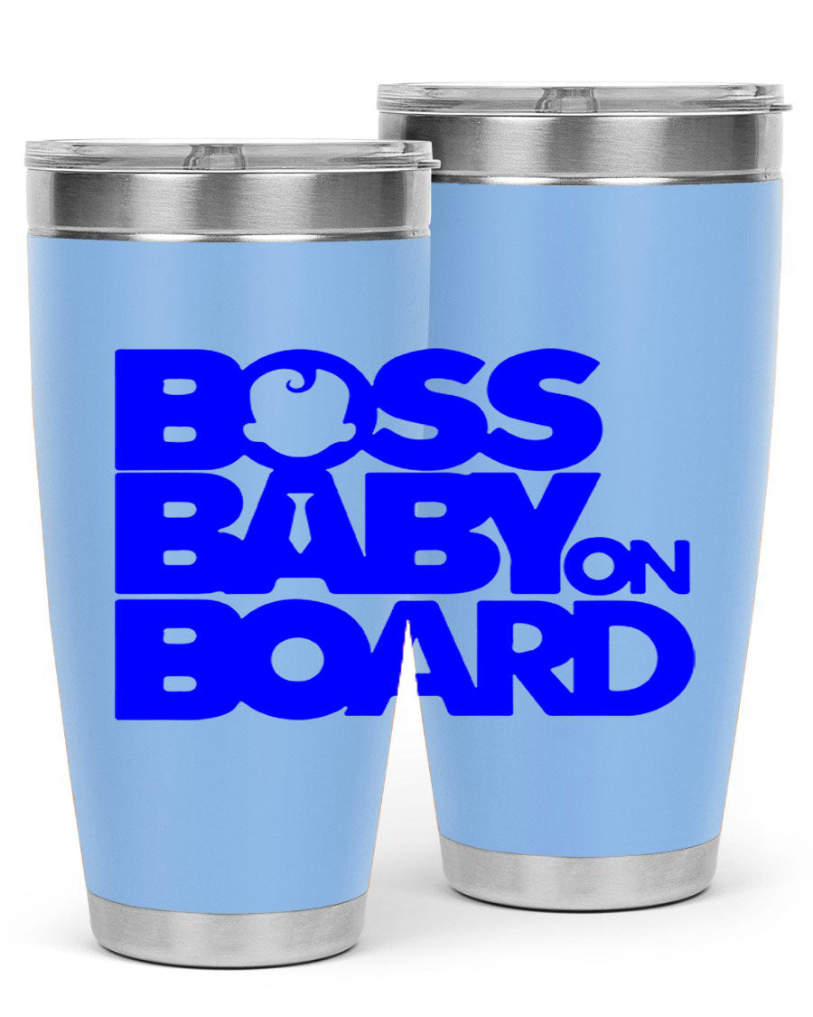 Boss Baby On Board 2# Cotton Tank featuring a playful design, made from soft cotton fabric, perfect for casual wear.