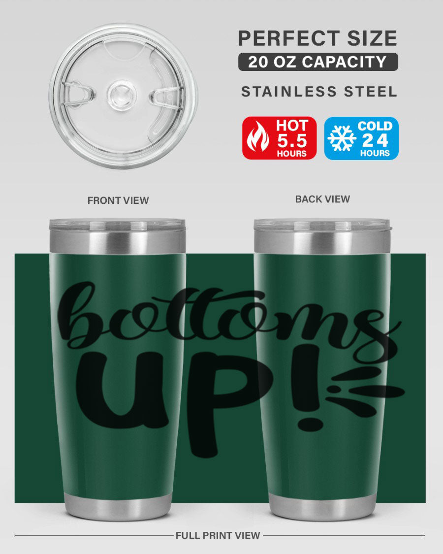 Bottoms Tup 207# Wine Tumbler in wine color, showcasing its sleek design and double wall vacuum insulation.