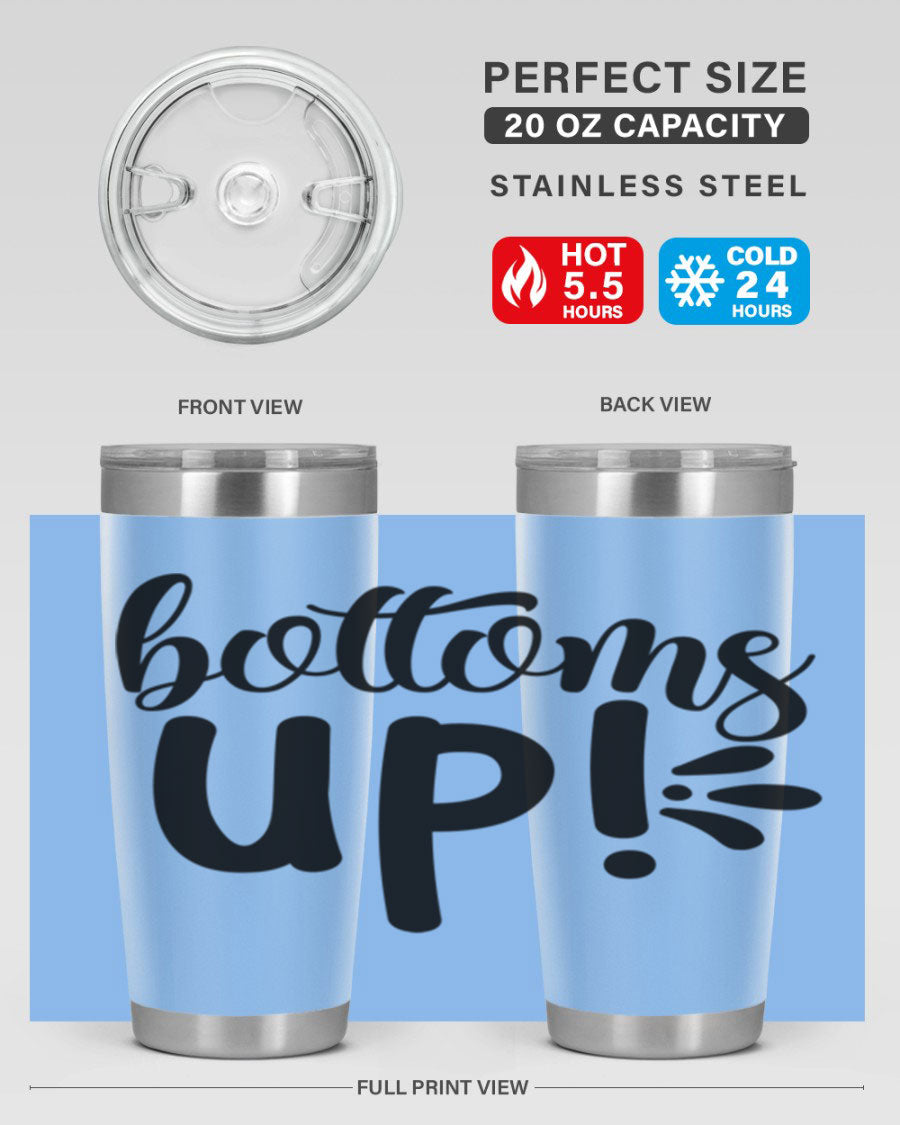 Bottoms Tup 207# Wine Tumbler in wine color, showcasing its sleek design and double wall vacuum insulation.