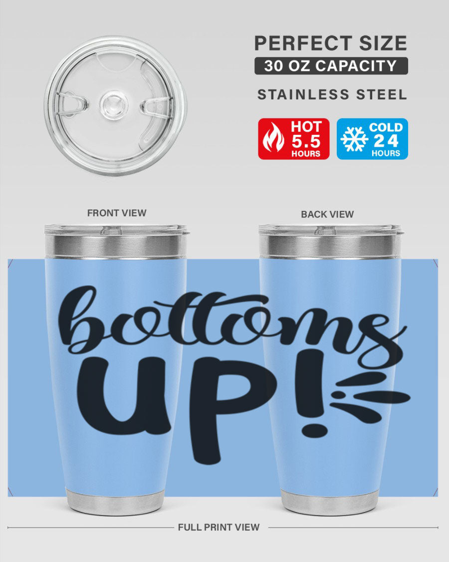 Bottoms Tup 207# Wine Tumbler in wine color, showcasing its sleek design and double wall vacuum insulation.