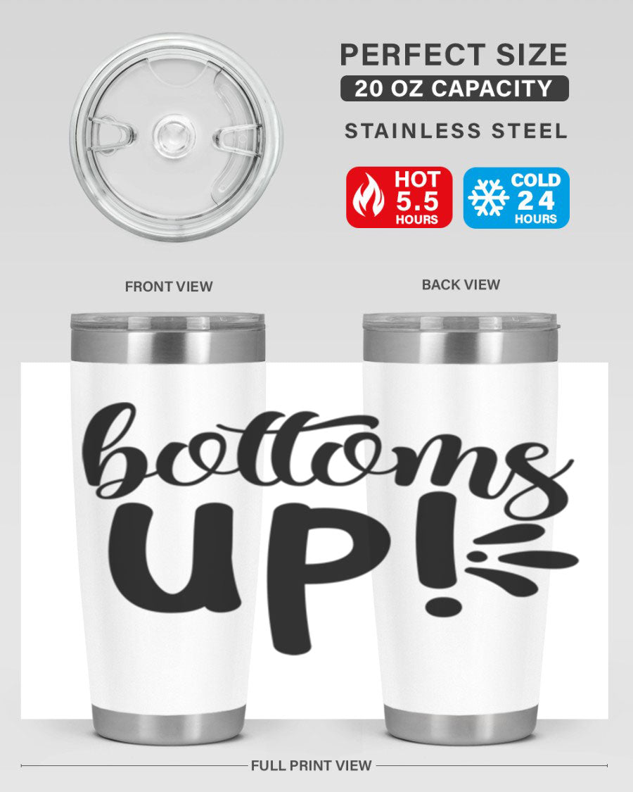 Bottoms Tup 207# Wine Tumbler in wine color, showcasing its sleek design and double wall vacuum insulation.