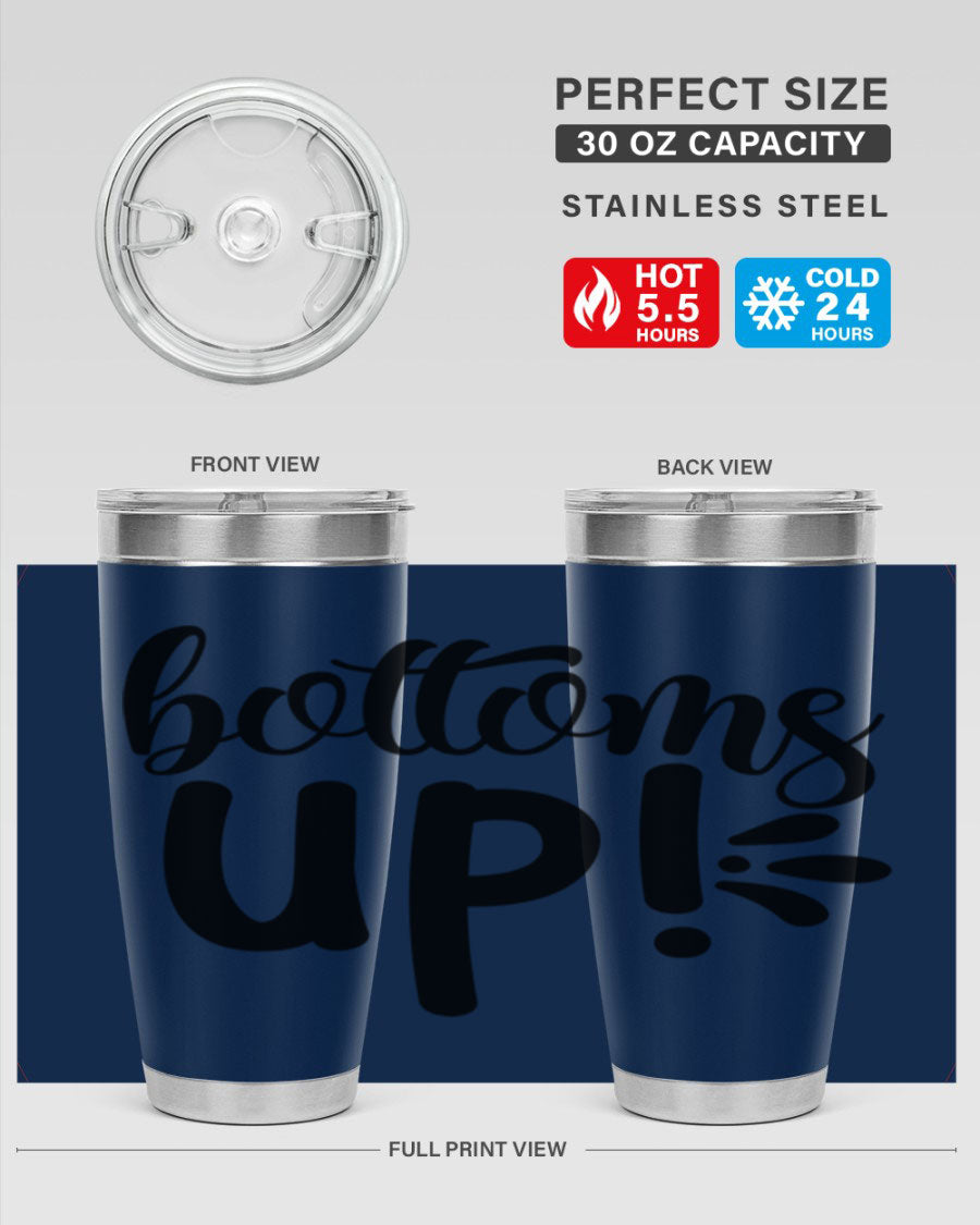 Bottoms Tup 207# Wine Tumbler in wine color, showcasing its sleek design and double wall vacuum insulation.