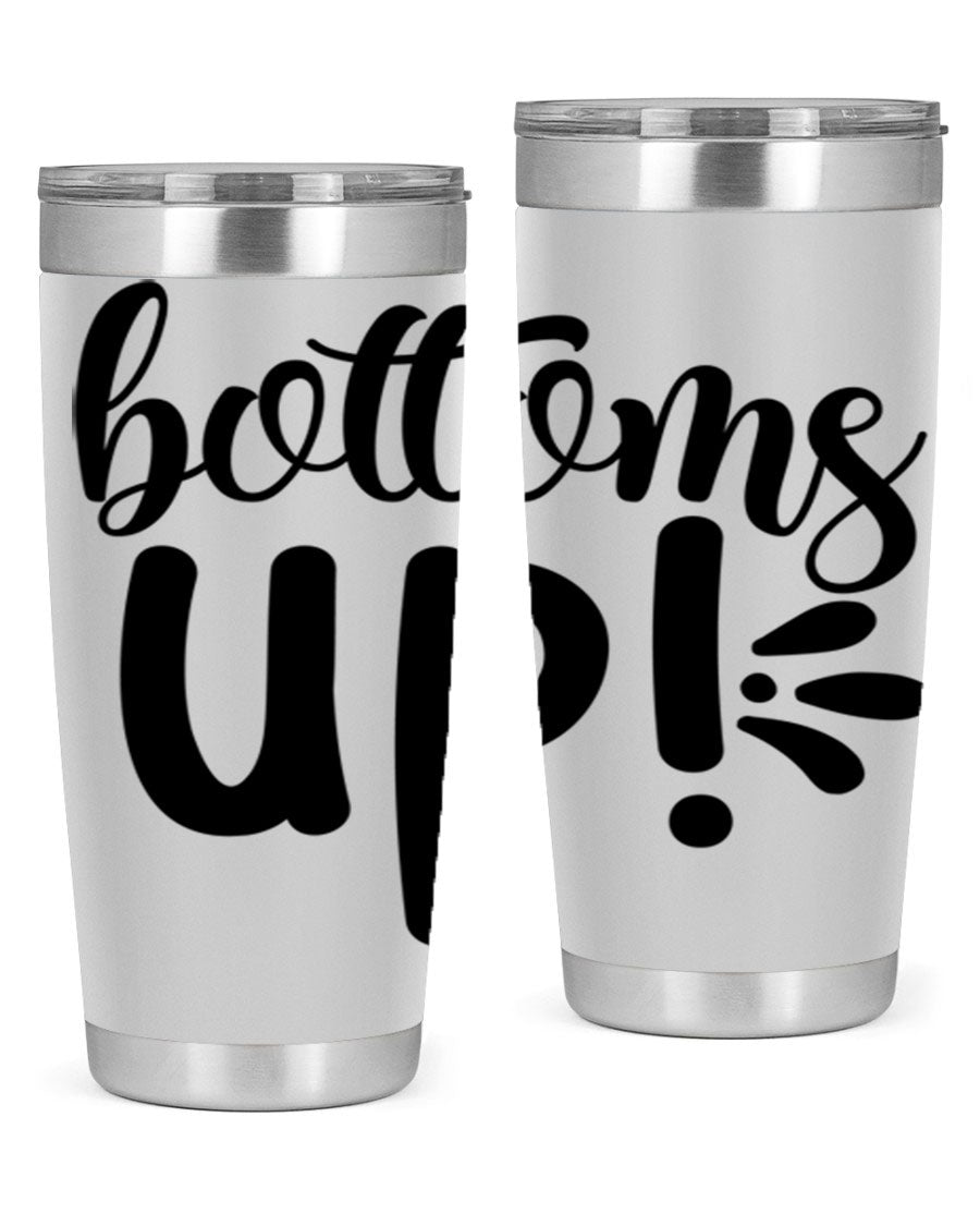 Bottoms Tup 207# Wine Tumbler in wine color, showcasing its sleek design and double wall vacuum insulation.