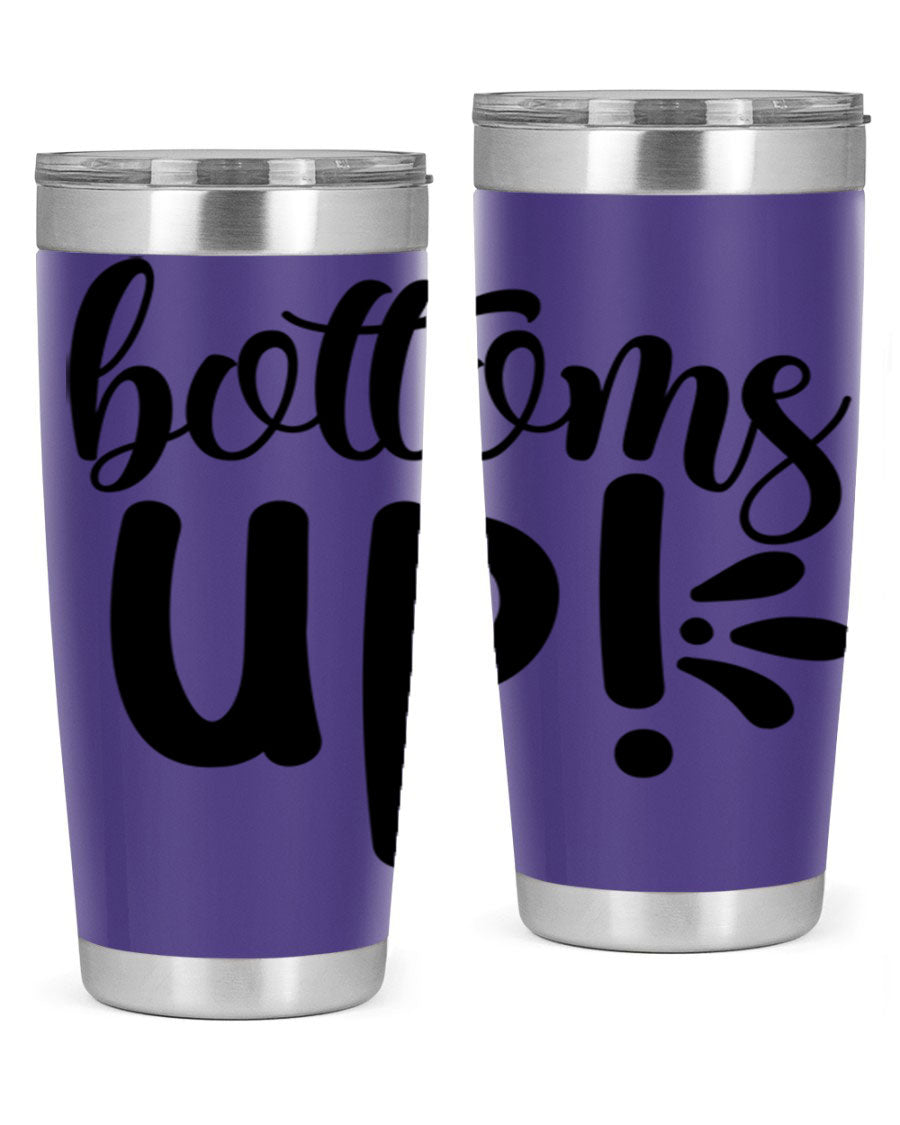 Bottoms Tup 207# Wine Tumbler in wine color, showcasing its sleek design and double wall vacuum insulation.