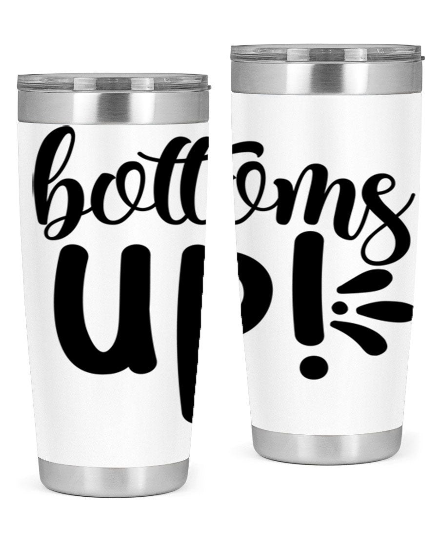 Bottoms Tup 207# Wine Tumbler in wine color, showcasing its sleek design and double wall vacuum insulation.