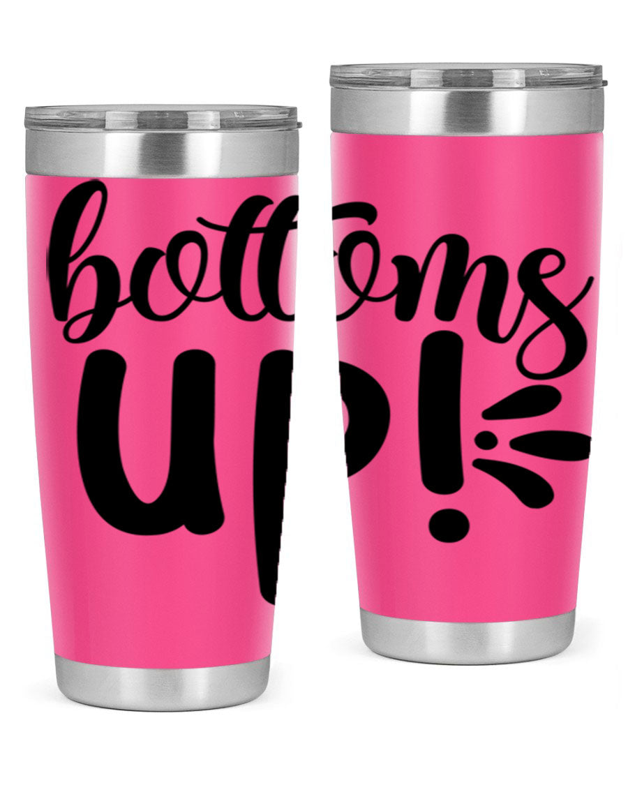 Bottoms Tup 207# Wine Tumbler in wine color, showcasing its sleek design and double wall vacuum insulation.