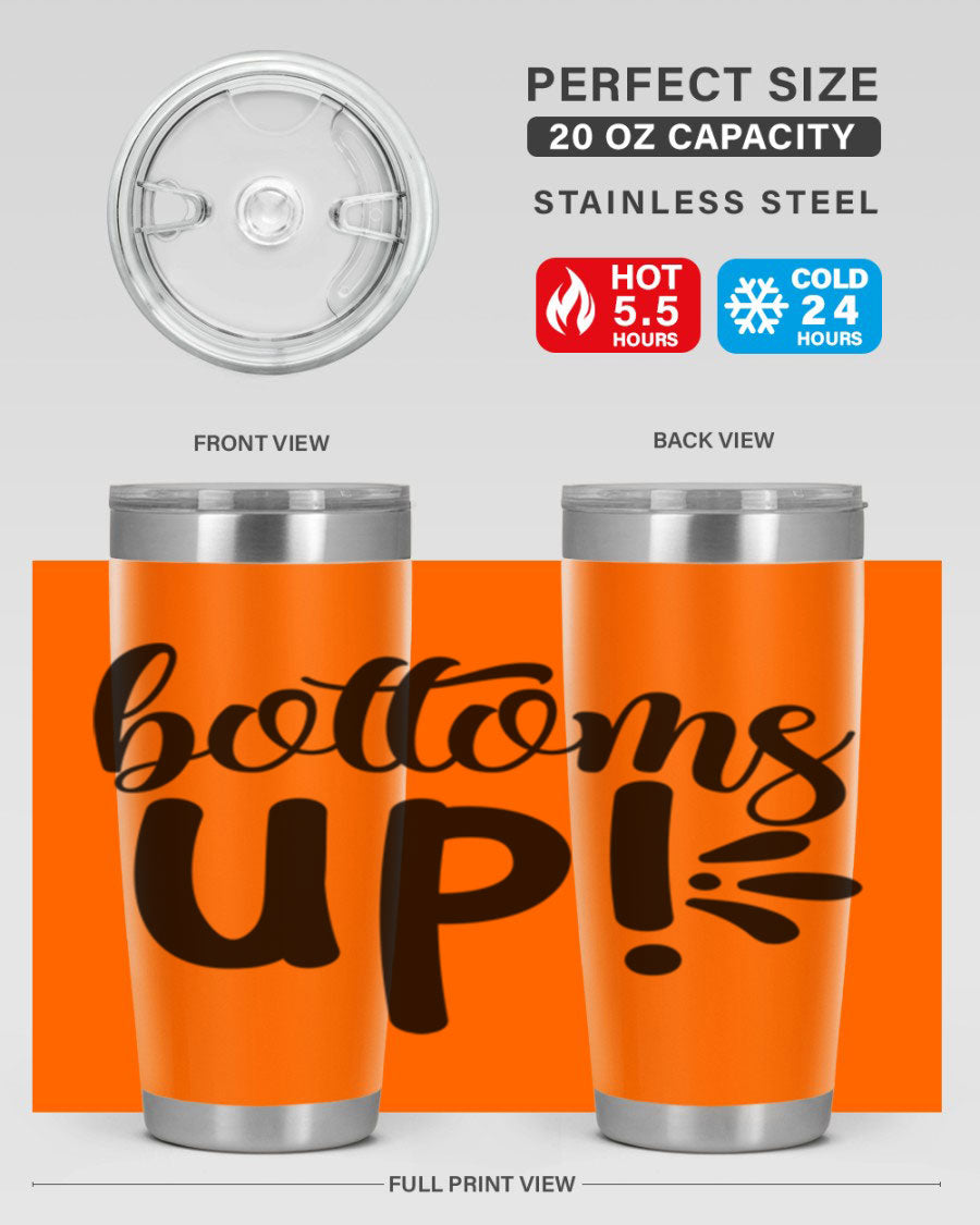 Bottoms Tup 207# Wine Tumbler in wine color, showcasing its sleek design and double wall vacuum insulation.