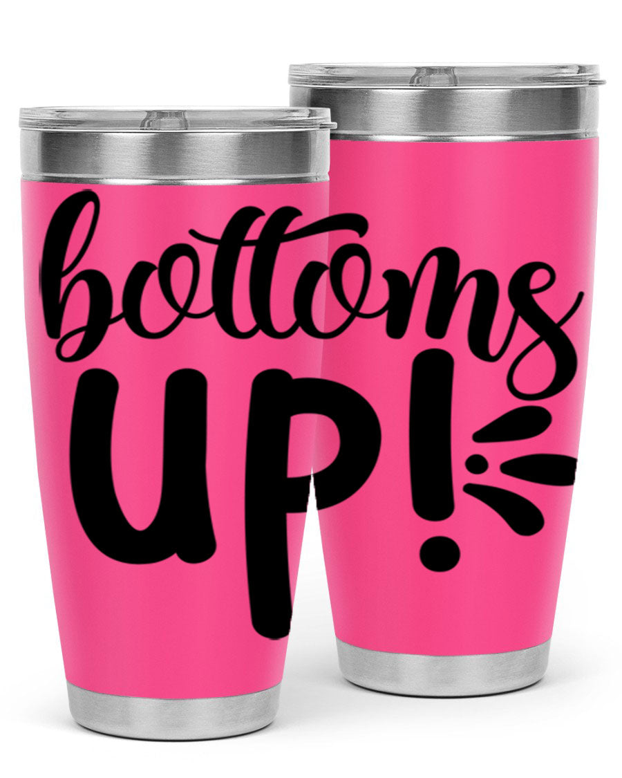 Bottoms Tup 207# Wine Tumbler in wine color, showcasing its sleek design and double wall vacuum insulation.