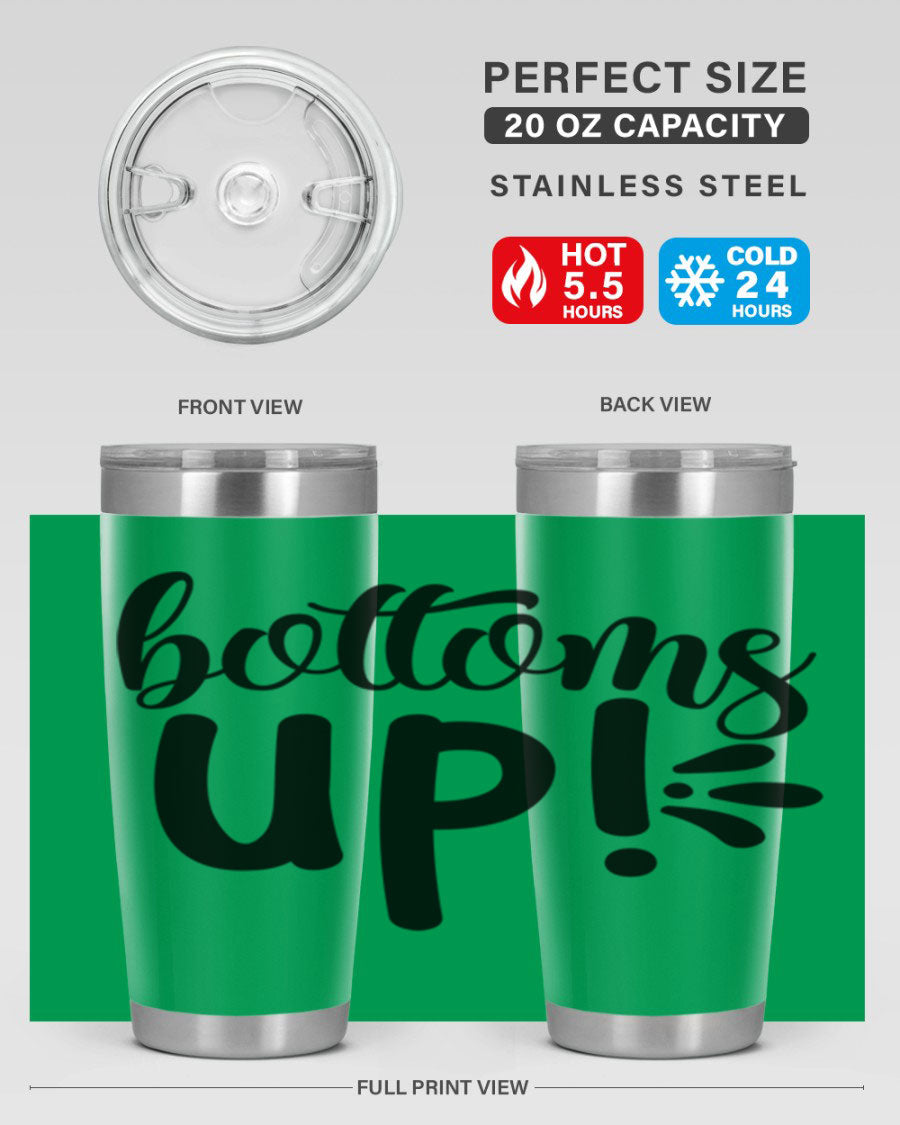 Bottoms Tup 207# Wine Tumbler in wine color, showcasing its sleek design and double wall vacuum insulation.