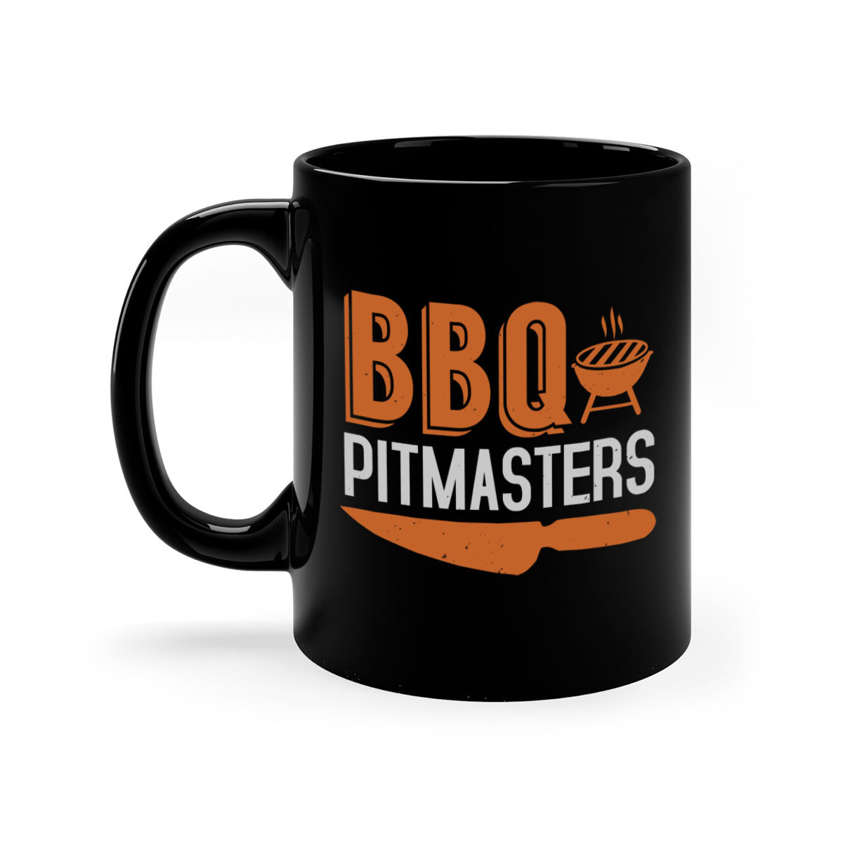 BBQ Pitmasters 4# Mug featuring a glossy finish, colored handle, and interior, available in five vibrant colors and two sizes.