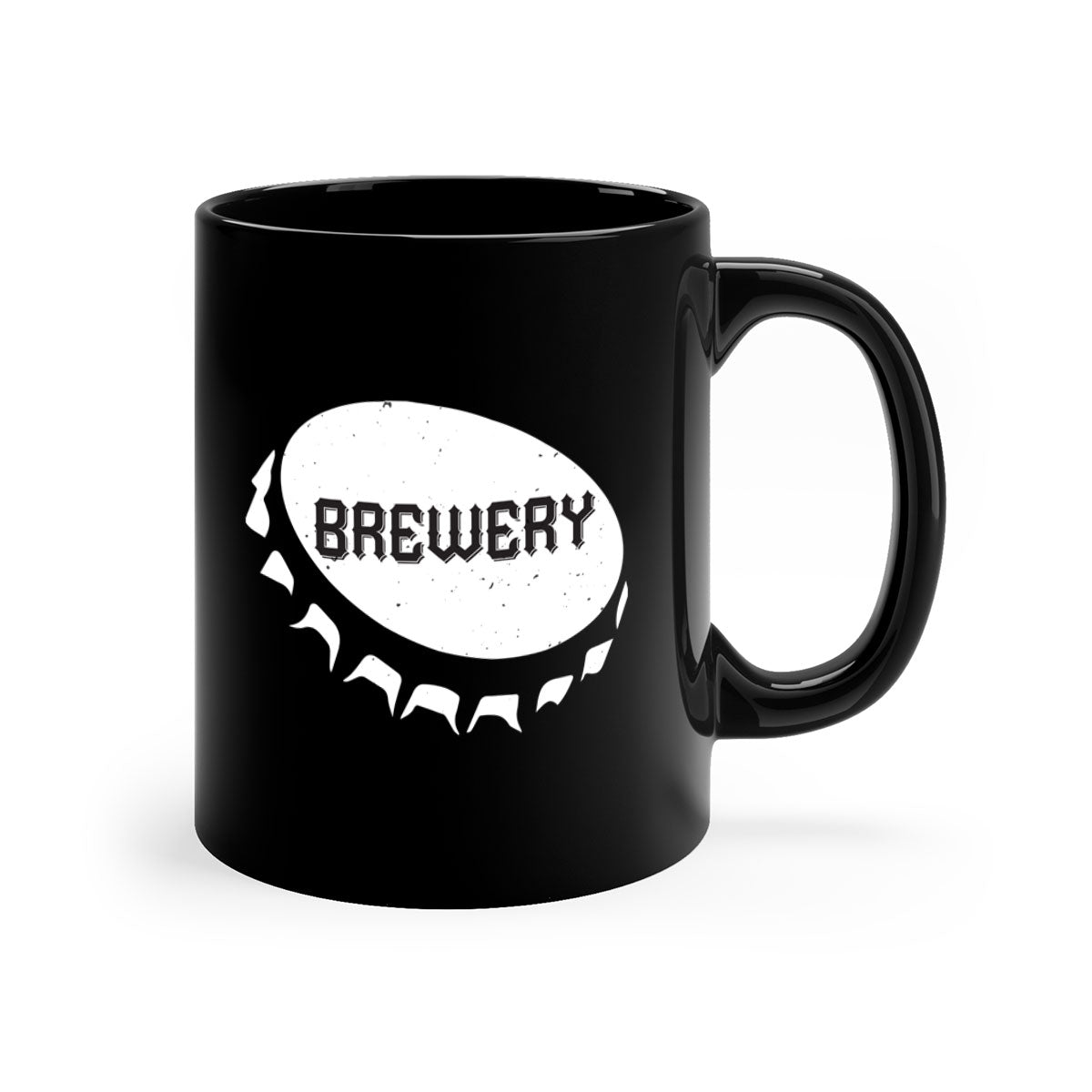 Brewery 98# Mug featuring a glossy finish, colored handle, and interior, available in five vibrant colors.