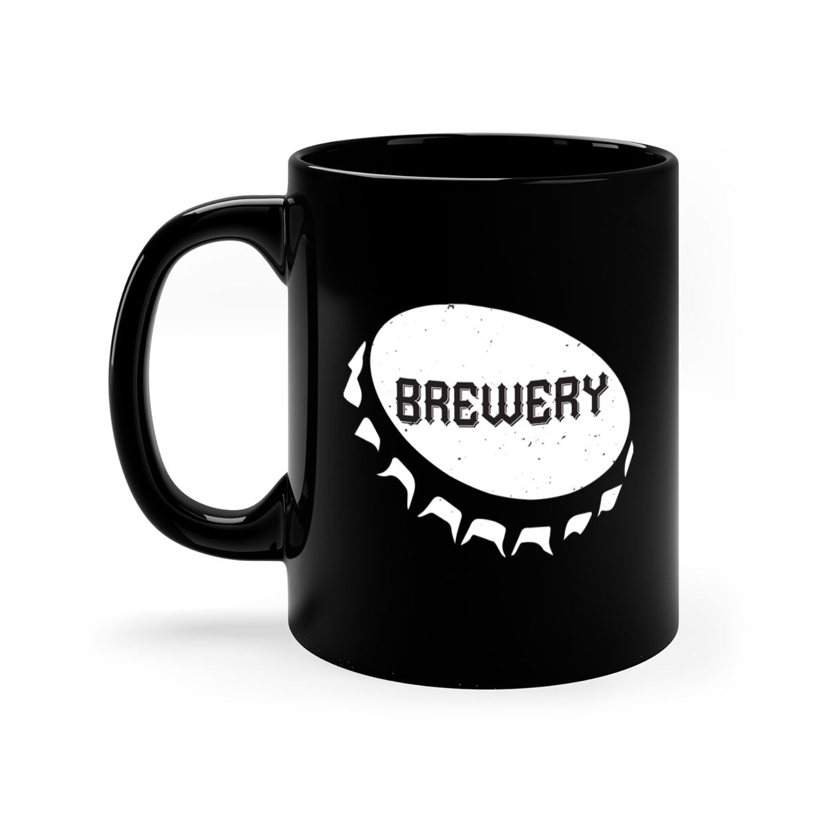 Brewery 98# Mug featuring a glossy finish, colored handle, and interior, available in five vibrant colors.