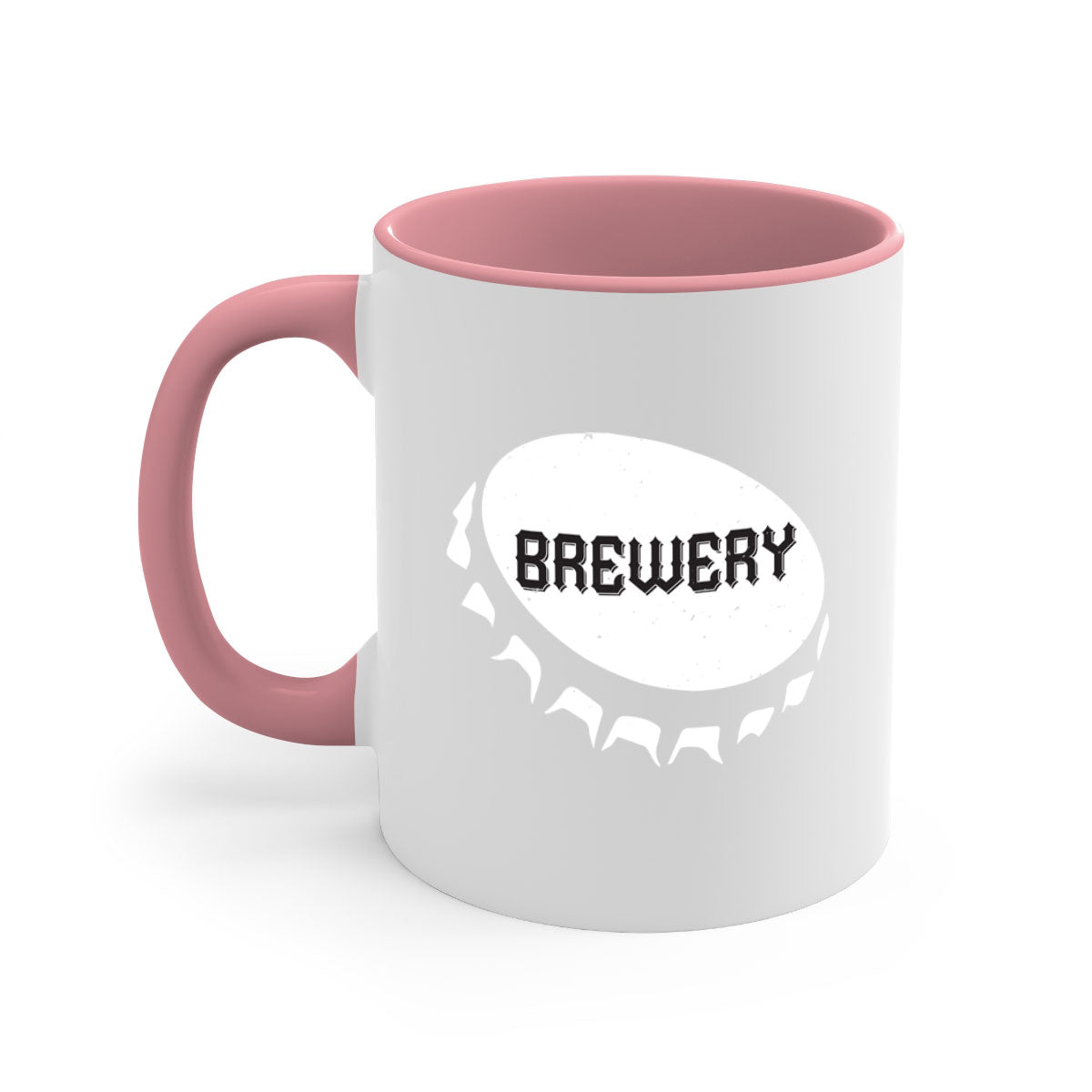 Brewery 98# Mug featuring a glossy finish, colored handle, and interior, available in five vibrant colors.