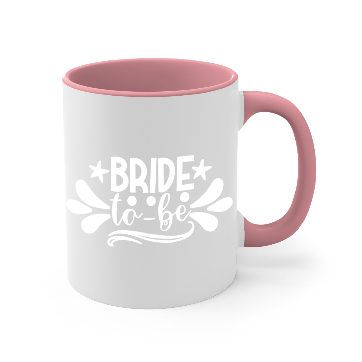 Bride 110# Mug featuring a glossy finish with a colored handle and interior, available in multiple colors and sizes.