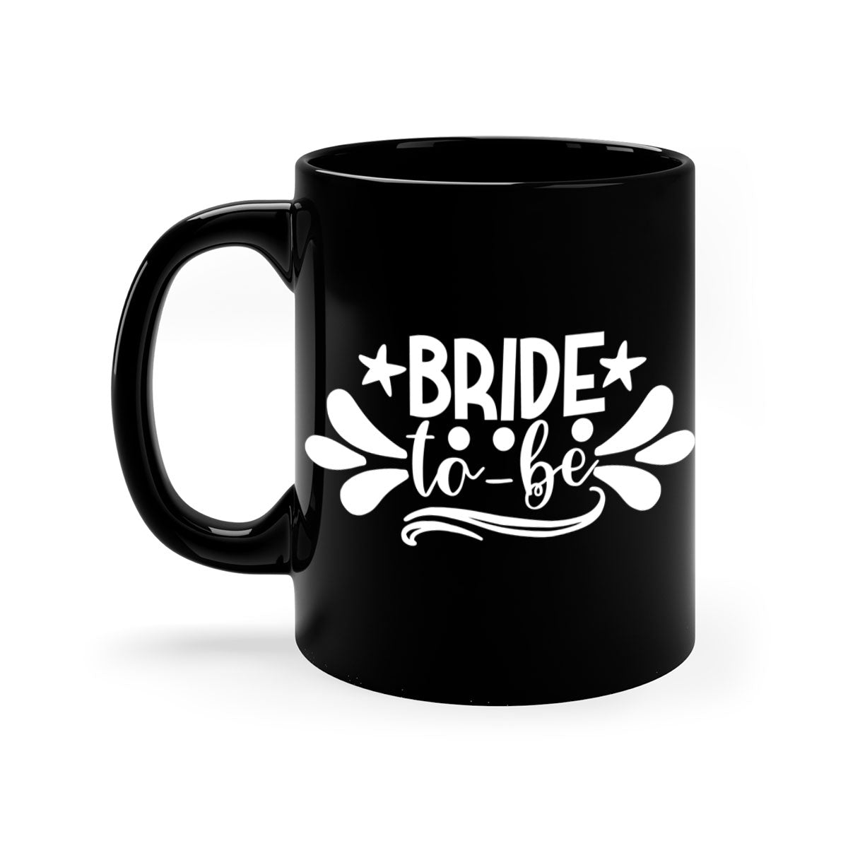 Bride 110# Mug featuring a glossy finish with a colored handle and interior, available in multiple colors and sizes.