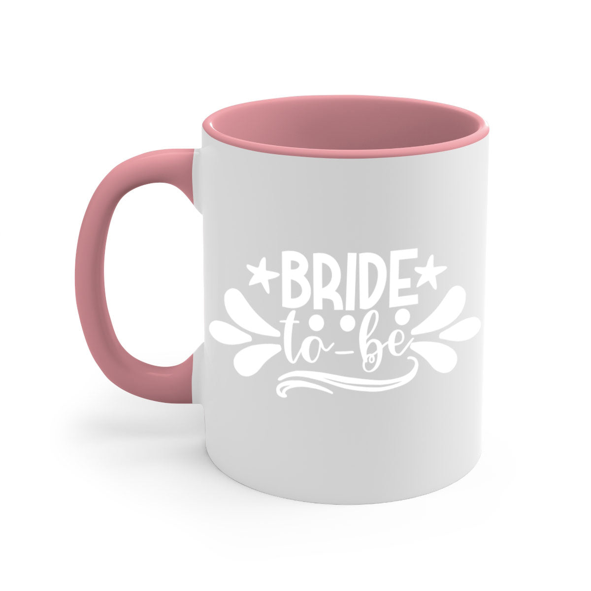 Bride 110# Mug featuring a glossy finish with a colored handle and interior, available in multiple colors and sizes.