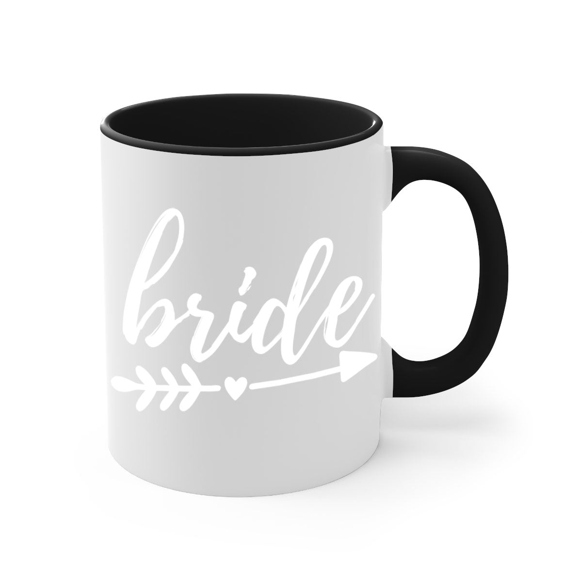 Brideeeeeee 102# Mug featuring a glossy finish with a colored handle and interior, available in multiple colors and sizes.